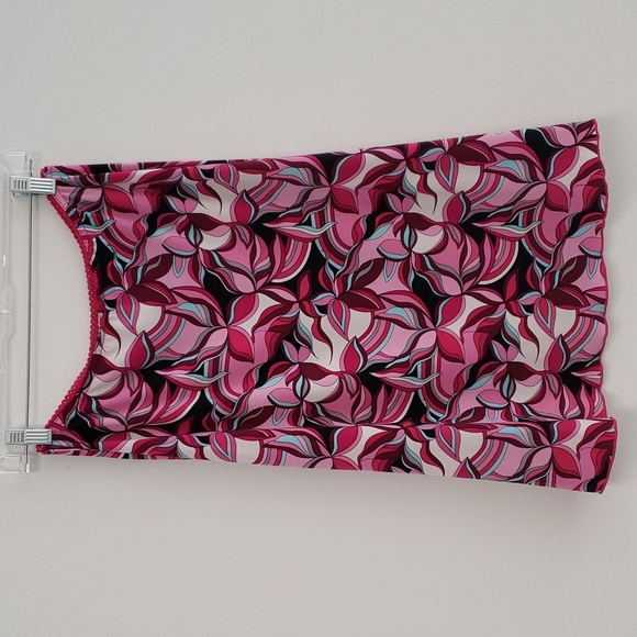 Wrapper Dresses & Skirts - Vintage mod print midi skirt